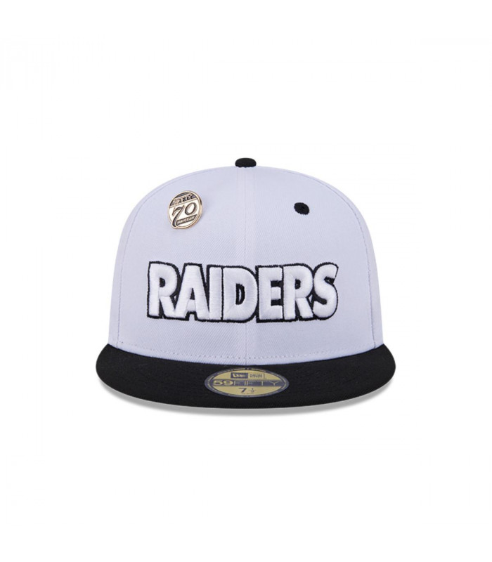 Gorra 59fifty Las Vegas Raiders NFL 59Fifty Day Blanco