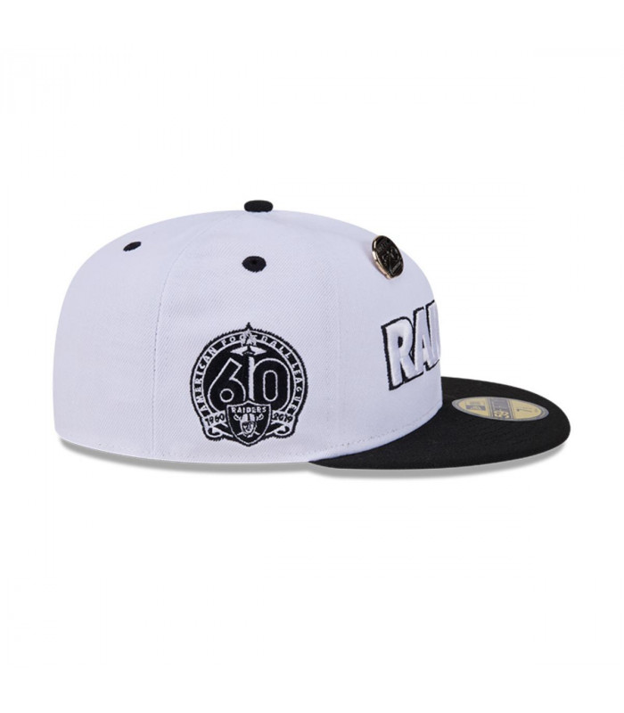 Gorra 59fifty Las Vegas Raiders NFL 59Fifty Day Blanco