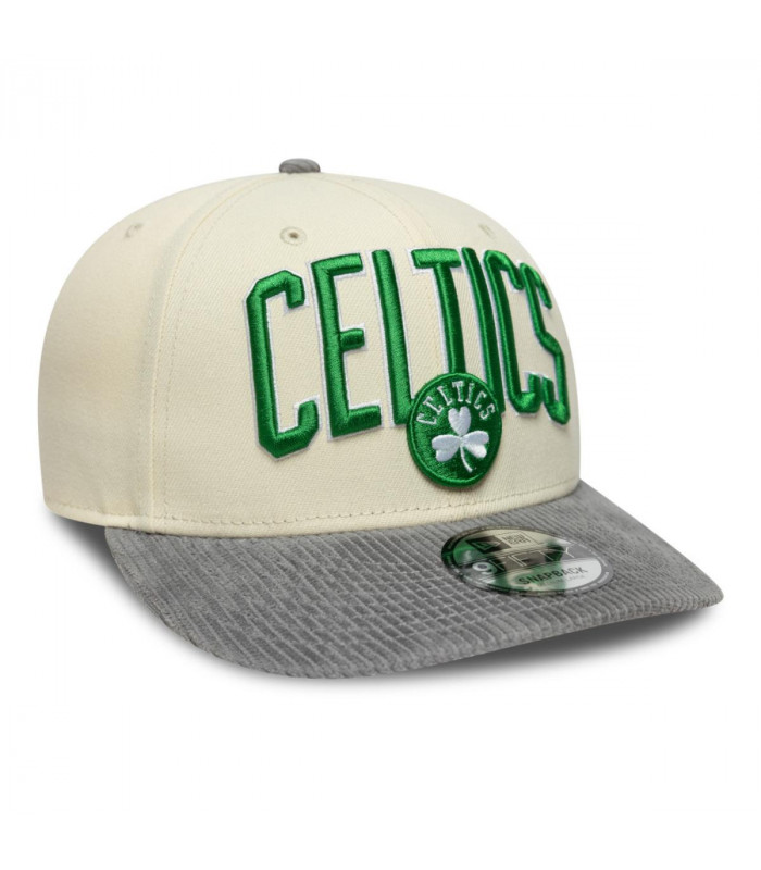 Gorra 9Fifty Boston Celtics Cord Visor Beige