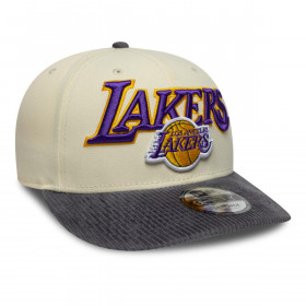 Gorra 9Fifty Los Angeles Lakers Cord Visor Beige