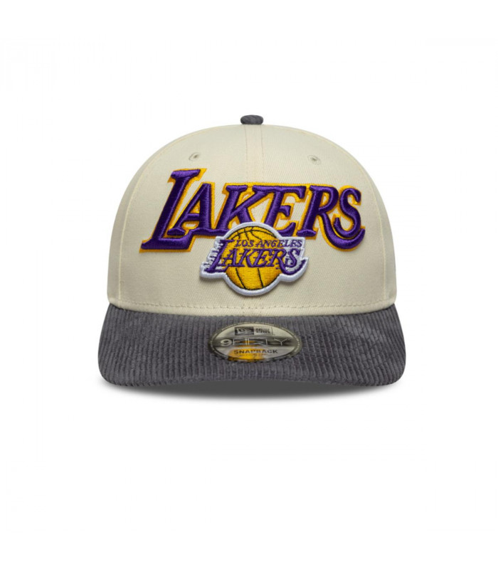 Gorra 9Fifty Los Angeles Lakers Cord Visor Beige