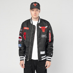 Chaqueta Chicago Bulls Alpha Industries Negro