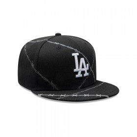 Gorra New Era 59Fifty Los Angeles Dodgers Wire Negro
