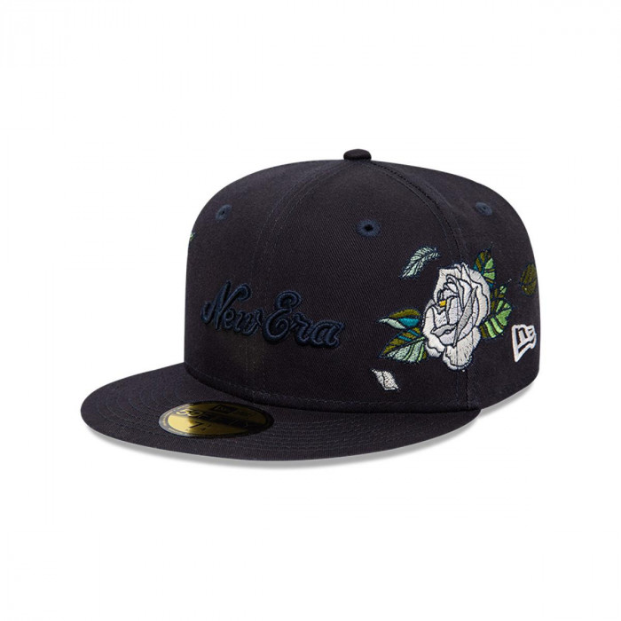 Gorra New Era 59Fifty Flower Icon Azul