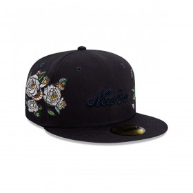 Gorra New Era 59Fifty Flower Icon Azul