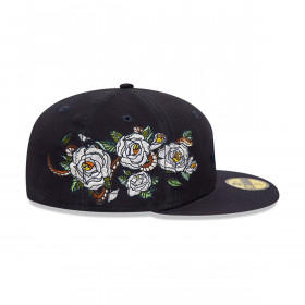 Gorra New Era 59Fifty Flower Icon Azul