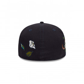 Gorra New Era 59Fifty Flower Icon Azul