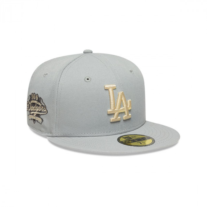 Gorra 59Fifty Los Angeles Dodgers MLB Wordmark Gris