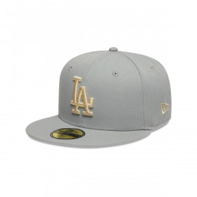 Gorra 59Fifty Los Angeles Dodgers MLB Wordmark Gris
