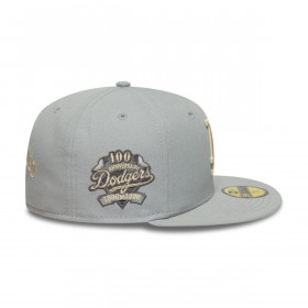 Gorra 59Fifty Los Angeles Dodgers MLB Wordmark Gris