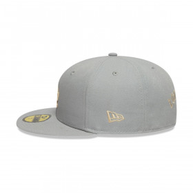 Gorra 59Fifty Los Angeles Dodgers MLB Wordmark Gris
