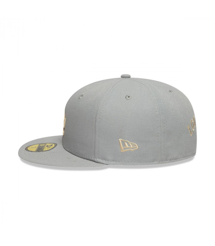Gorra 59Fifty Los Angeles Dodgers MLB Wordmark Gris