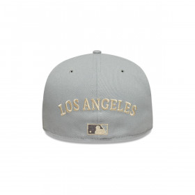Gorra 59Fifty Los Angeles Dodgers MLB Wordmark Gris