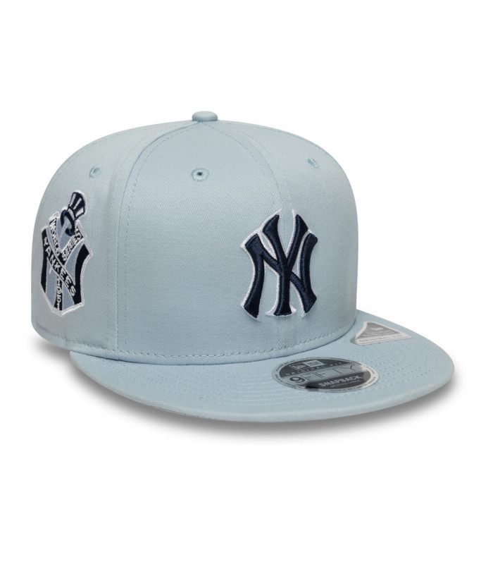 Gorra 9Fifty New York Yankees World Series Patch Celeste
