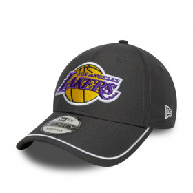 Gorra 9Forty Los Angeles Lakers Piping Gris