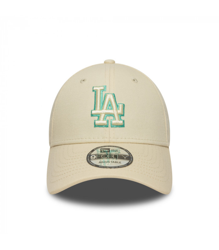 Gorra 9Forty Los Angeles Dodgers Team Outline Beige