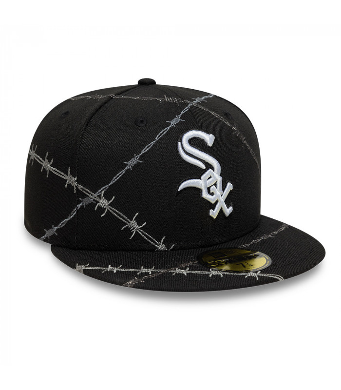 Gorra New Era 59Fifty Chicago White Sox Wire Negro