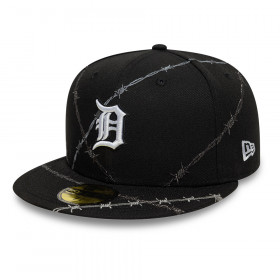 Gorra New Era 59Fifty Detroit Tigers Wire Negro