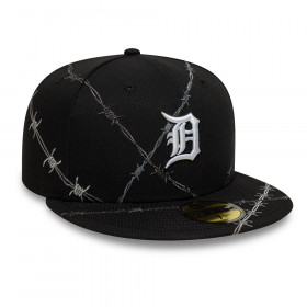 Gorra New Era 59Fifty Detroit Tigers Wire Negro