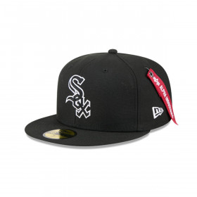 Gorra 59Fifty Chicago White Sox Alpha Industries Black