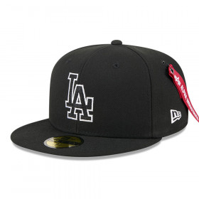 Gorra 59Fifty Los Angeles Dodgers Alpha Industries Black