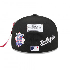 Gorra 59Fifty Los Angeles Dodgers Alpha Industries Black