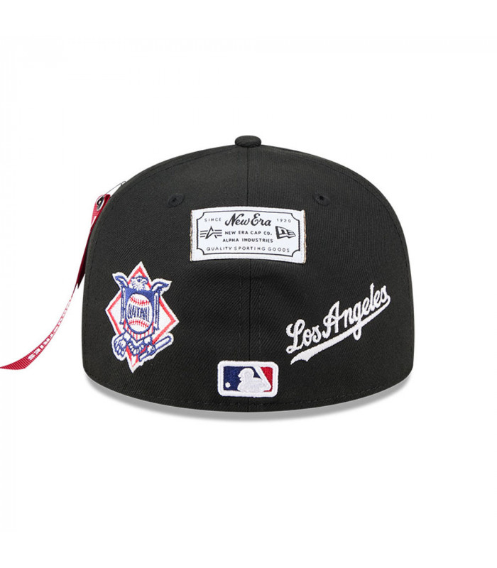 Gorra 59Fifty Los Angeles Dodgers Alpha Industries Black