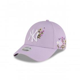 Gorra 9Forty New York Yankees Floral Violet Women
