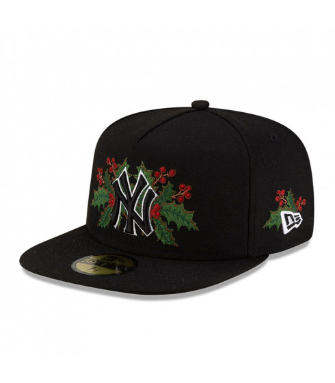 Gorra New Era 59Fifty New York Yankees Holly Negro