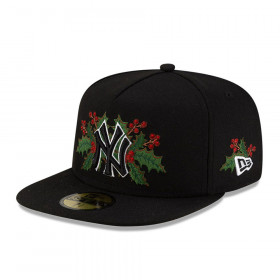 Gorra New Era 59Fifty New York Yankees Holly Negro