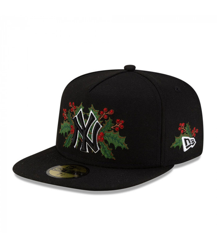 Gorra New Era 59Fifty New York Yankees Holly Negro