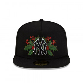 Gorra New Era 59Fifty New York Yankees Holly Negro
