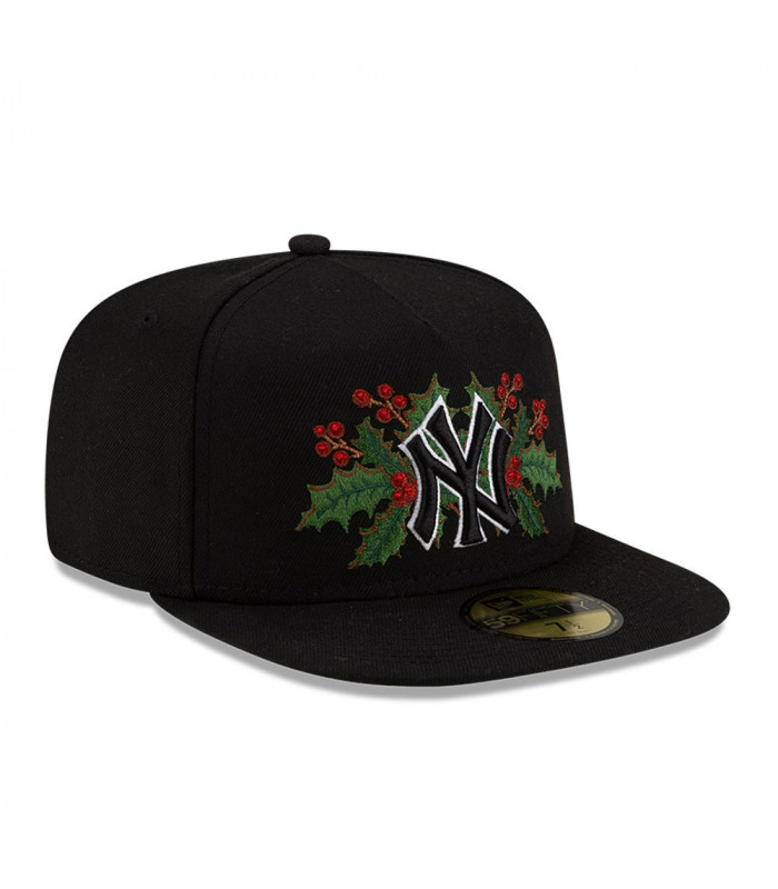 Gorra New Era 59Fifty New York Yankees Holly Negro