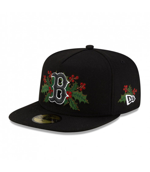 Gorra New Era 59Fifty Boston Red Sox Holly Negro