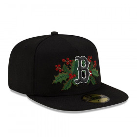 Gorra New Era 59Fifty Boston Red Sox Holly Negro