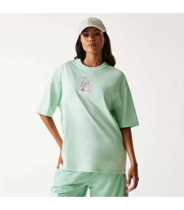 Polera Los Angeles Dodgers MLB Floral Verde