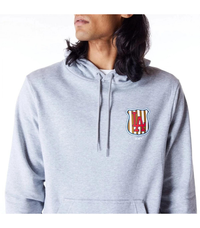 Polerón  Los Angeles Dodgers MLB Badge Graphic Gris