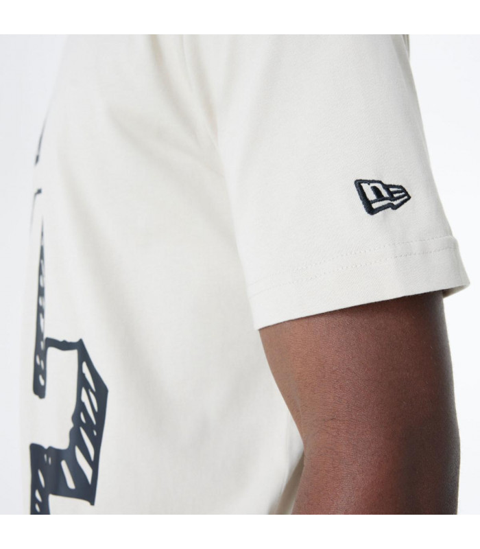 Polera  Los Angeles Dodgers MLB Official Doodles Light Beige