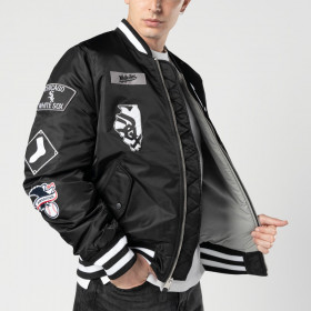 Chaqueta Chicago White Sox Alpha Industries Black