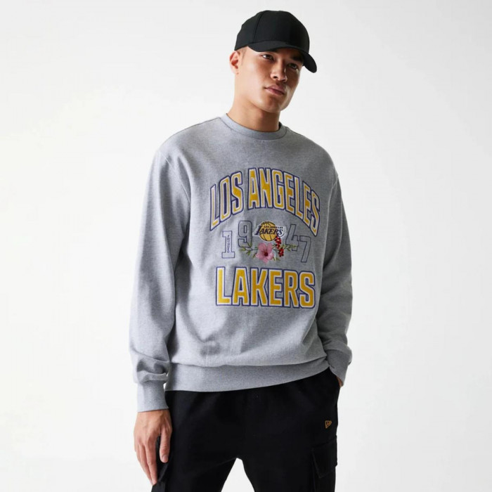 Poleron  Los Angeles Lakers NBA Flower Grey Med