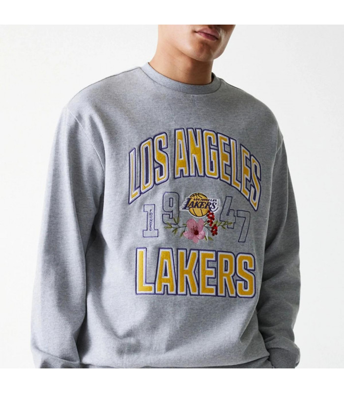 Poleron  Los Angeles Lakers NBA Flower Grey Med