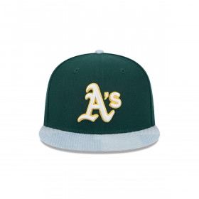 Gorra 59Fifty Oakland Athletics MLB Patch Denim Dark Green