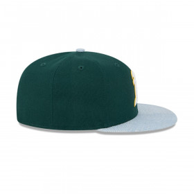 Gorra 59Fifty Oakland Athletics MLB Patch Denim Dark Green