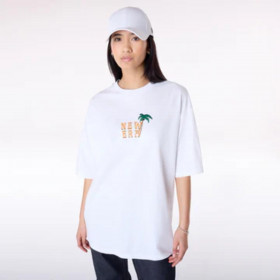 Polera Drink Graphic  Summer Graphic White