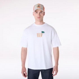 Polera Drink Graphic  Summer Graphic White