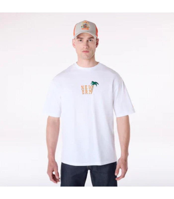 Polera Drink Graphic  Summer Graphic White