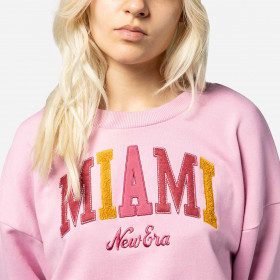 Polerón New Era Miami City Pastel Pink Woman