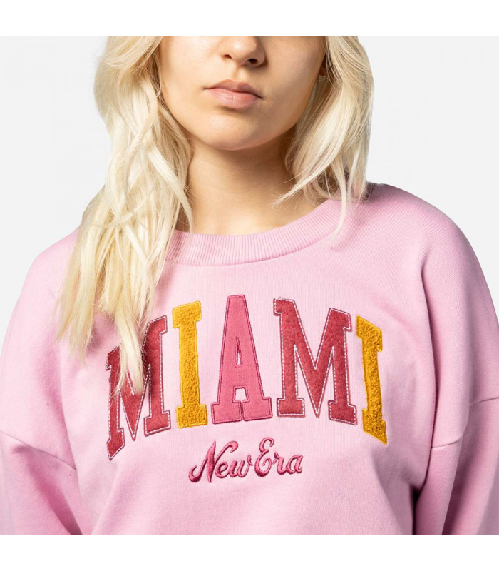Polerón New Era Miami City Pastel Pink Woman