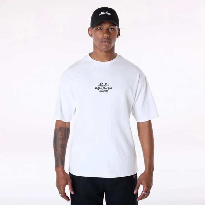 Polera New Era Buffalo Floral Graphic White