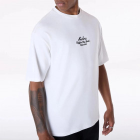 Polera New Era Buffalo Floral Graphic White